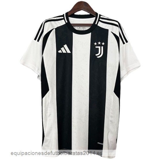 Nuevo Tailandia 1ª Camiseta Juventus 24/25 Blanco Negro Baratas
